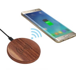 DWM-V-CEN Wooden Fast wireless charger