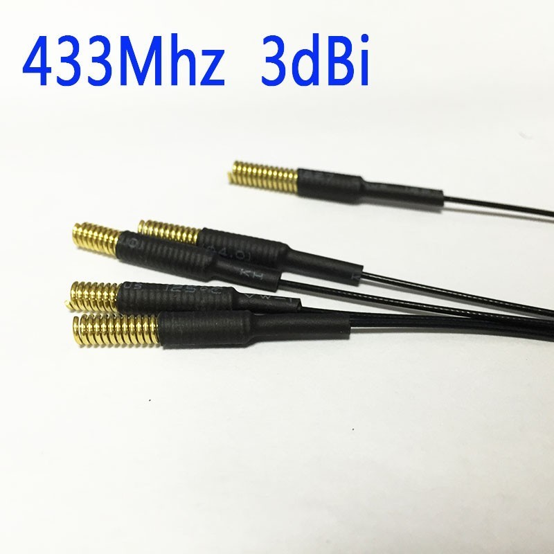 Spring-Antenna 433MHz /470MHz 2.5dbi Gain with IPEX Connector extension cable