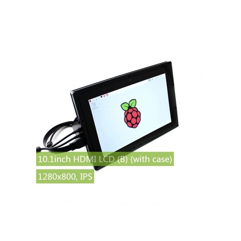 10.1inch HDMI LCD (B)(with case) IPS Capacitive Touch Screen 1280*800 For Raspberry Pi 3