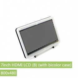 Raspberry Pi 7inch HDMI LCD(B)+ Bicolor case 800×480 Capacitive Touch Screen