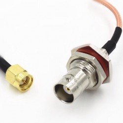 DWM-SMA Male to BNC Female 50ohm RG316 extension jumper cable