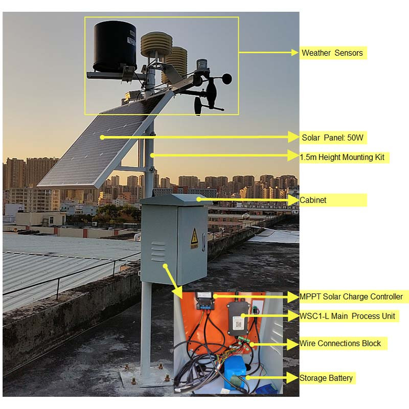 WSS01 RS485 Connection Rain Gauge for LoRaWAN Weather station