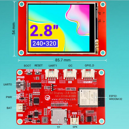 Crowpanel Esp Inch Hmi X Display Spi Tft Lcd Touch Screen