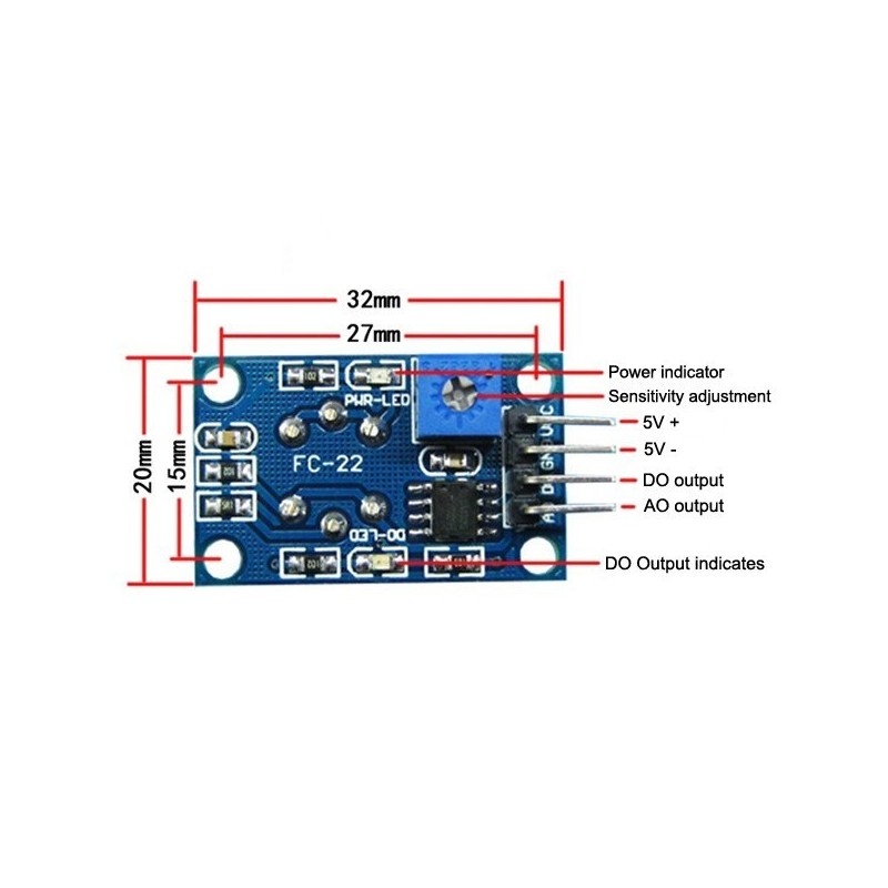 MQ-6 LPG LNG Gas detection sensor module