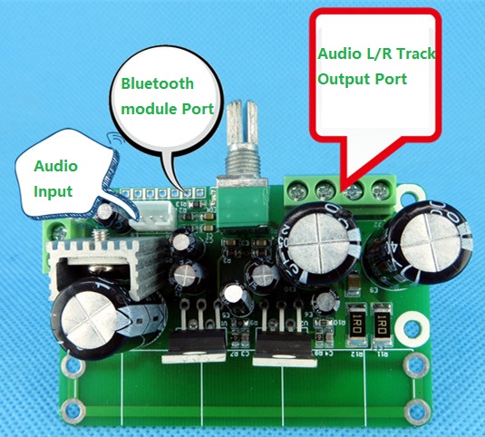 DWM-BTM02-TDA2030A-amplifier--Bluetooth 4.0 -audio-receiver -module-port